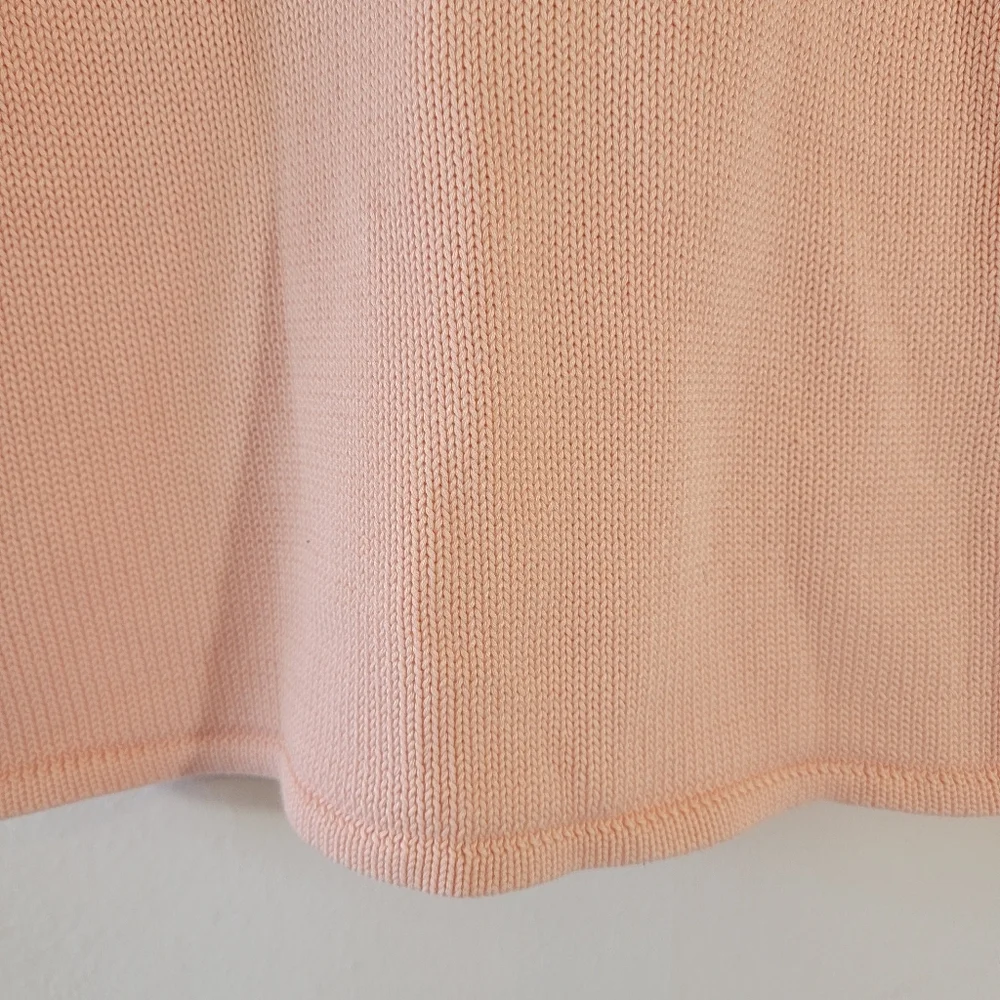 VTG Tommy Bahama Baby Pink Pullover Sweater XS V-neck Cotton Y2K Coquette Girly